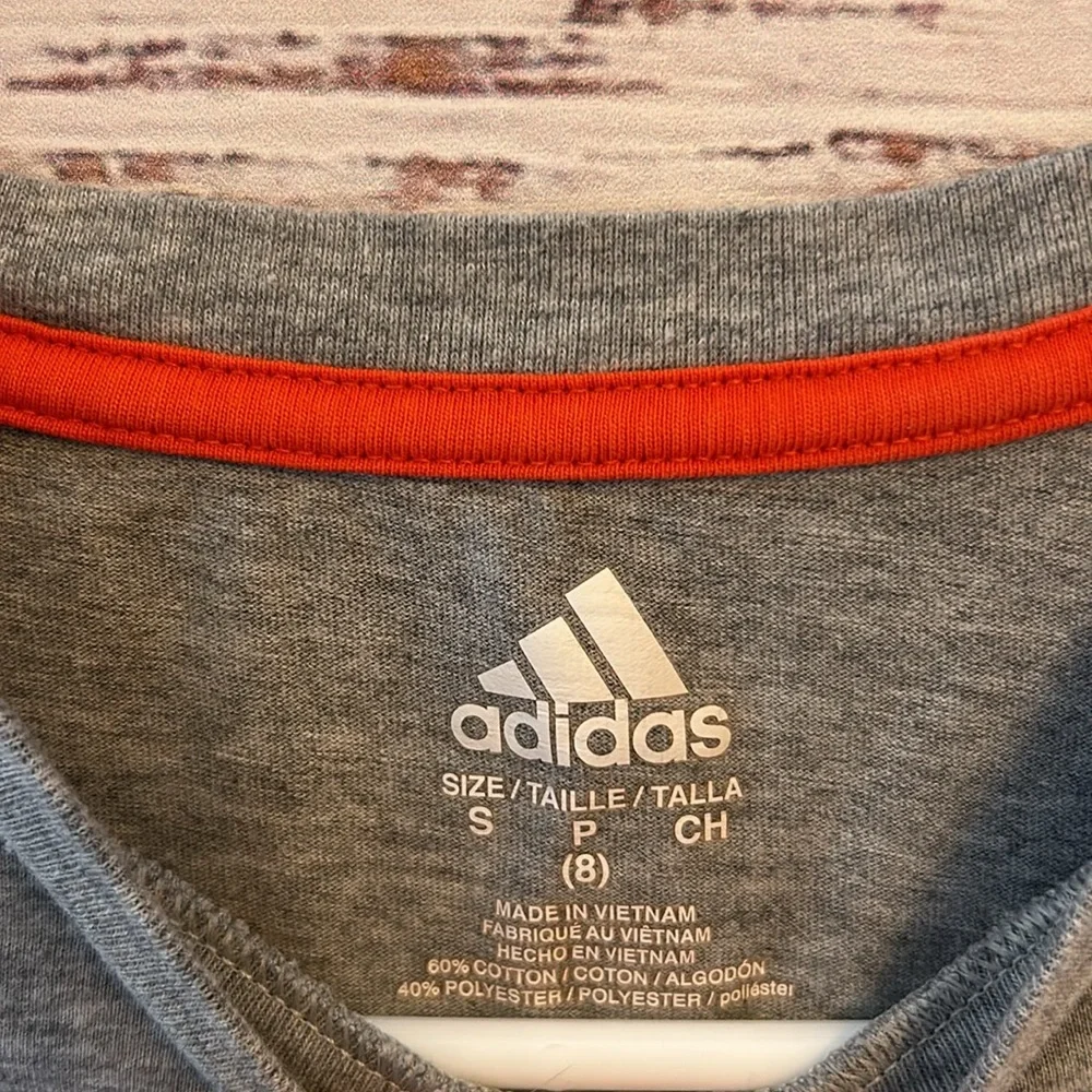 Adidas Boys Graphic Shirt Size Small/8 - Picture 6 of 11